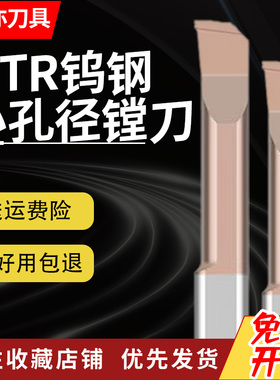安亦MTR小孔径镗刀刀杆整体合金钨钢抗震内孔微型镗刀mtr内孔车刀