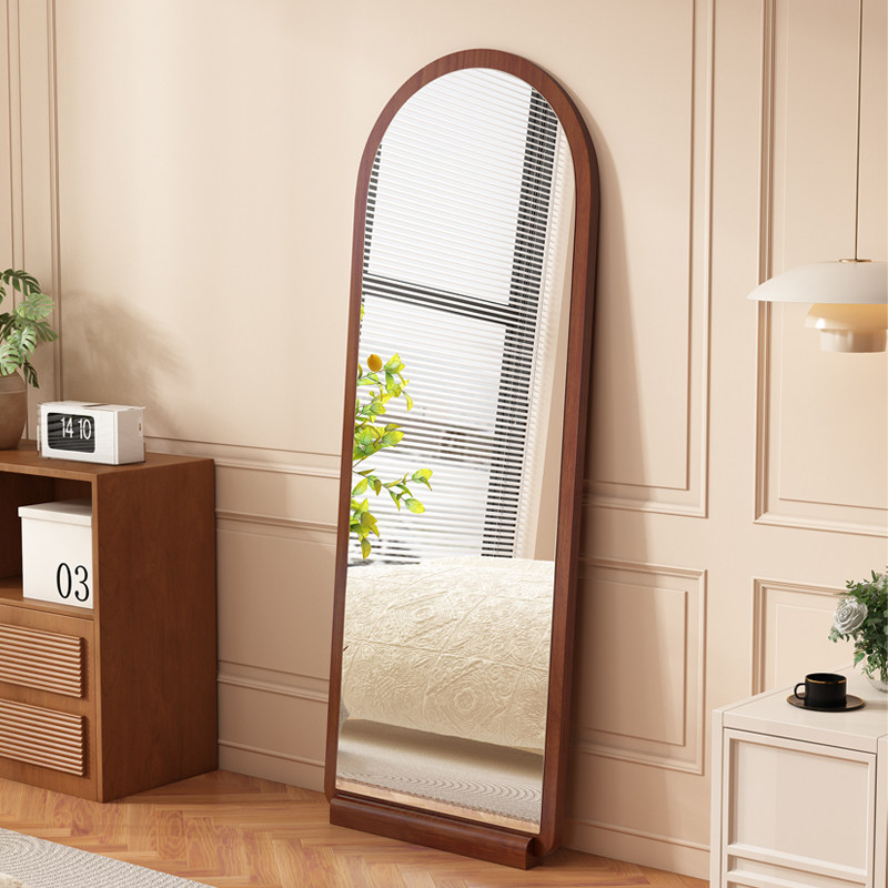 中古全身镜落地镜家用轻奢高级镜子挂墙穿衣镜女生卧室简约试衣镜