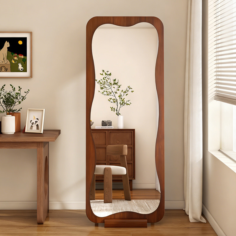 中古风穿衣镜全身镜落地镜家用服装店试衣镜网红女生卧室异形镜子,住宅家具,穿衣镜,淘宝优惠券,粉丝福利购,淘宝优惠卷
