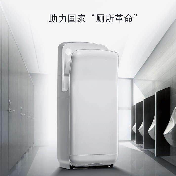 US1003商用洗手间双面快速烘手机顶端数字显示干手器蓝光立式壁挂
