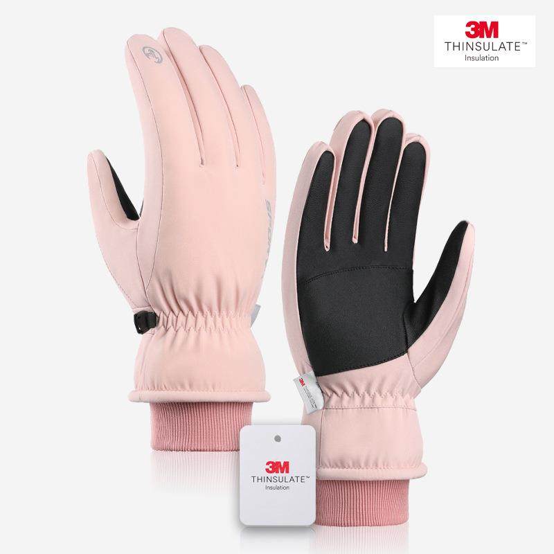 3M新雪丽冬季保暖运动滑雪手套男女同款防泼水可触屏冬天户外骑行