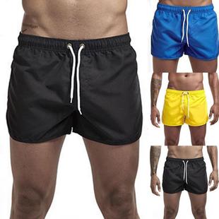 沙滩裤 男时尚 涤纶短裤 快干多色男式 wish外贸夏季 休闲四分裤 新款