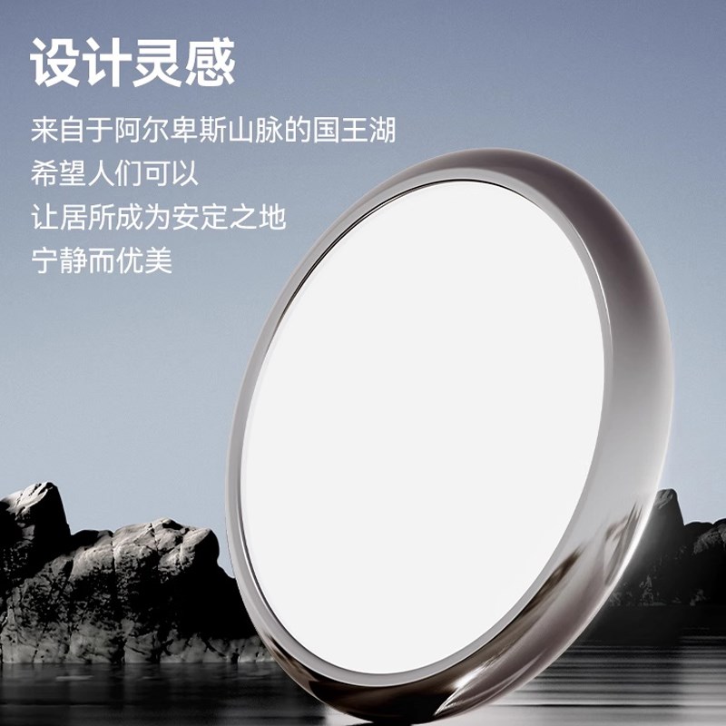 磁吸轨道灯餐f厅吊灯国王湖飞碟灯48v无主灯轻奢高亮吧台餐桌吊灯