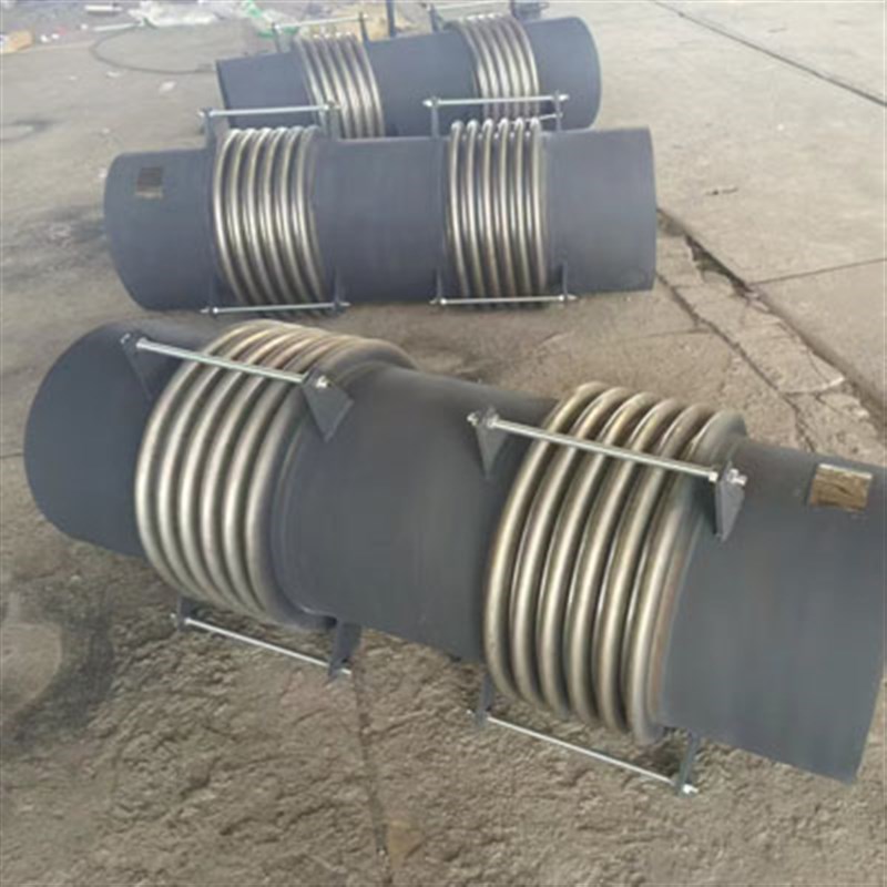 横向自由复式拉杆波纹补偿器煤粉管道三向膨胀节大小拉杆伸缩节