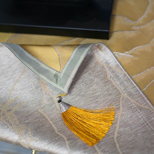 美物舍新中式轻奢金山电视布55英寸60液晶电视防尘罩现代简约盖巾