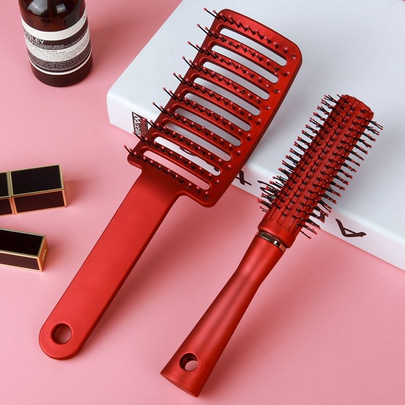 网红新款蓬大弯梳顺发镂空排骨梳卷发梳气垫梳女士顺发造型梳子,家庭/个人清洁工具,梳子/化妆梳/按摩梳,淘宝优惠券,粉丝福利购,淘宝优惠卷
