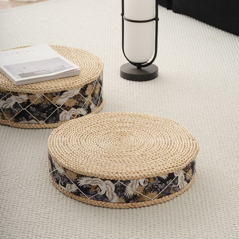 草编蒲团坐垫家用地上阳台蒲团中古民族风冥想打坐榻榻米坐墩客厅,居家布艺,蒲团,淘宝优惠券,粉丝福利购,淘宝优惠卷