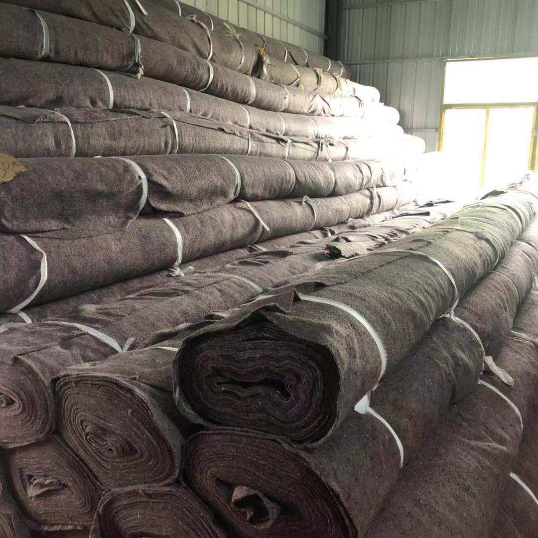土工布毛毡大棚保温棉p被公路水泥路面养护毯保湿包装耐磨家具毯