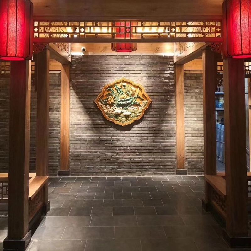 热销青砖仿古砖土窑青砖外墙砖粘土砖小青砖复古背景墙砖复古砖文