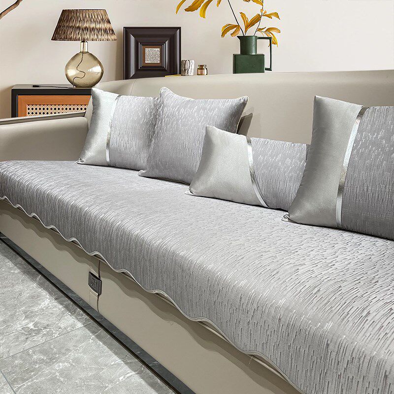 沙发垫四季通用轻奢防滑高级感直排三座贵妃坐垫子现代简约高品质