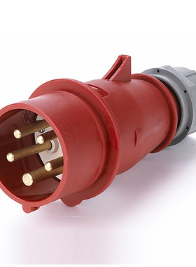 浙江国曼电气MNIEKNES防水工业插头MN3501三相3P+N+PE五芯32AIP44