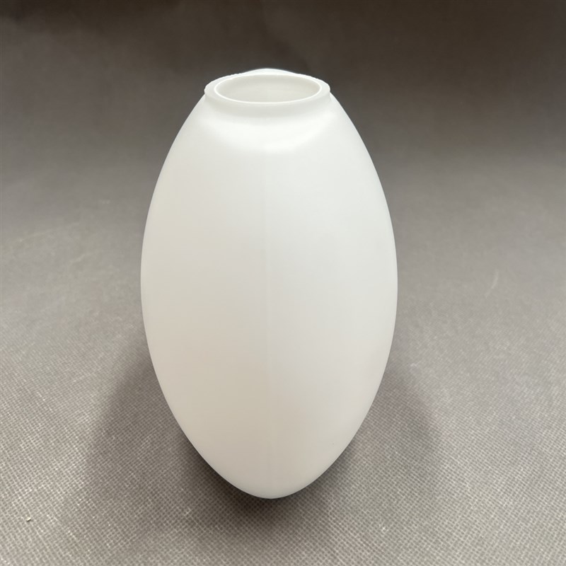 E14灯具配件大全奶o白磨砂玻璃灯罩扁壶罩客厅餐厅吊灯换全新DIY
