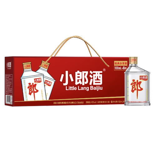 小郎酒普通版100ml*6瓶45度