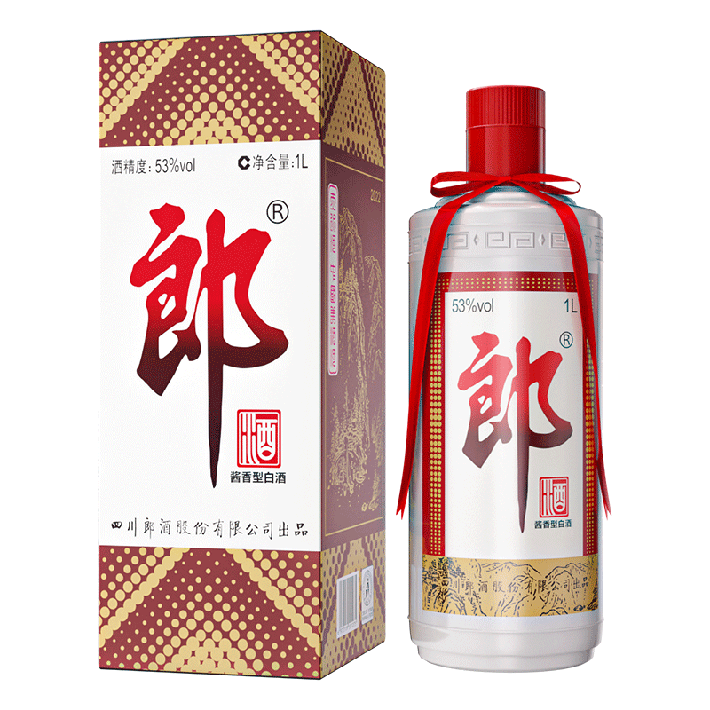 郎酒 郎牌郎 53度 1000ml*1瓶 酱香型高档白酒 宴请礼送佳选