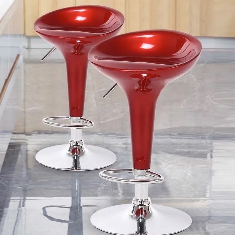 吧台椅可升降g酒吧凳子旋转现代简约酒店前台收银高脚凳家用吧台