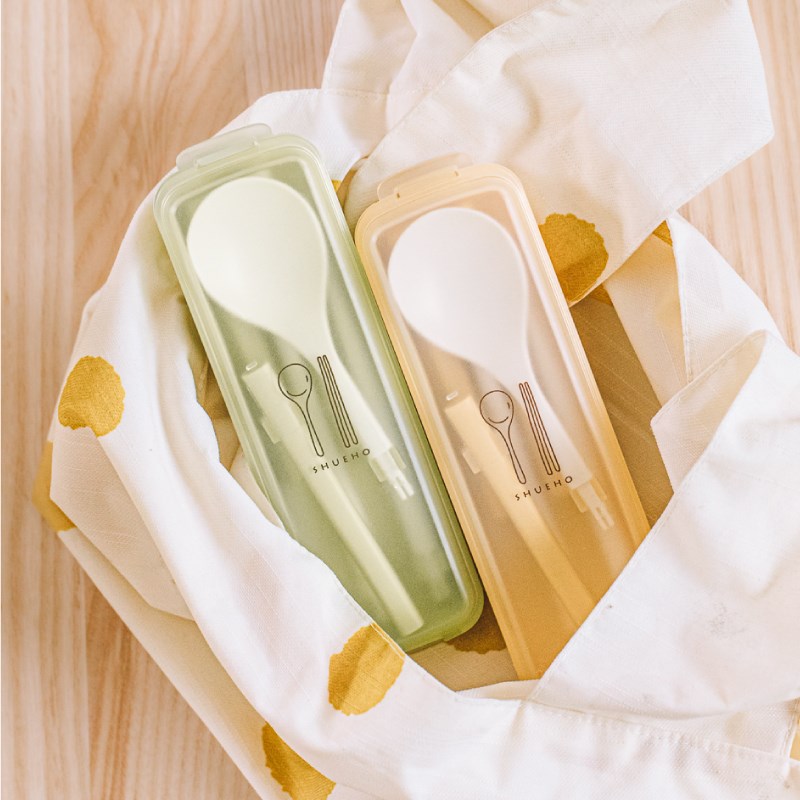 树可拼一拼便携式餐具勺筷子勺子套装单H人用收纳盒学生筷专用盒