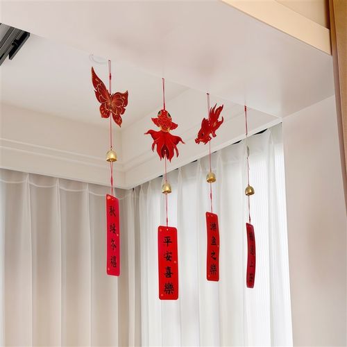 风铃挂件新年装饰氛围布置2026马年春节元旦客厅入户玄关墙面挂饰