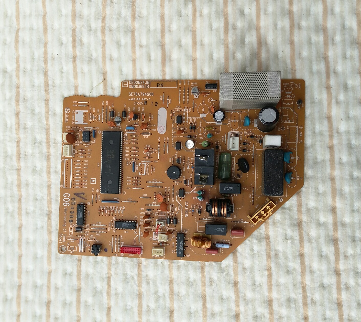 三菱电机 DE00N243B SE76A794G06 电脑板 K主板 控制板 DM00J693B