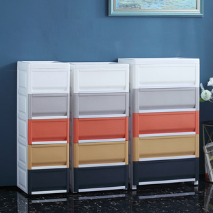 塑料厨房卫生间储物柜子缝隙窄置物架 24cm夹缝收纳柜抽屉式