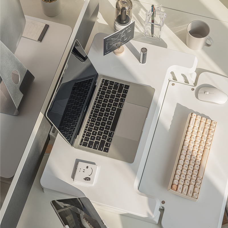 北弧站立式办公桌电脑升降桌办公升降台笔记本折叠支V架北狐D460