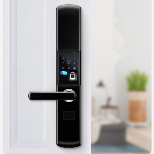 智能指纹锁 家用防盗门锁密码锁反提大门锁电子门锁刷卡防盗锁