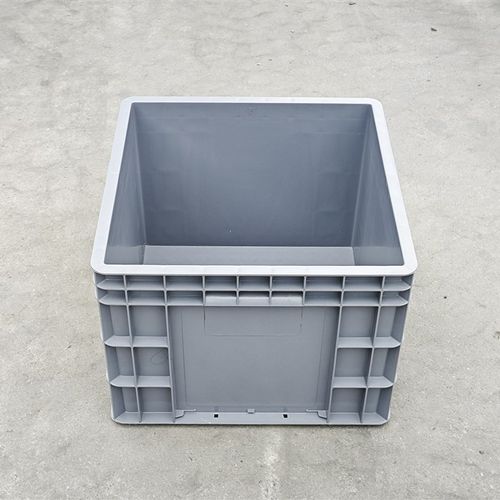 4430加厚灰色塑料箱400*400*310mm塑胶箱加高周转箱物流箱收纳盒