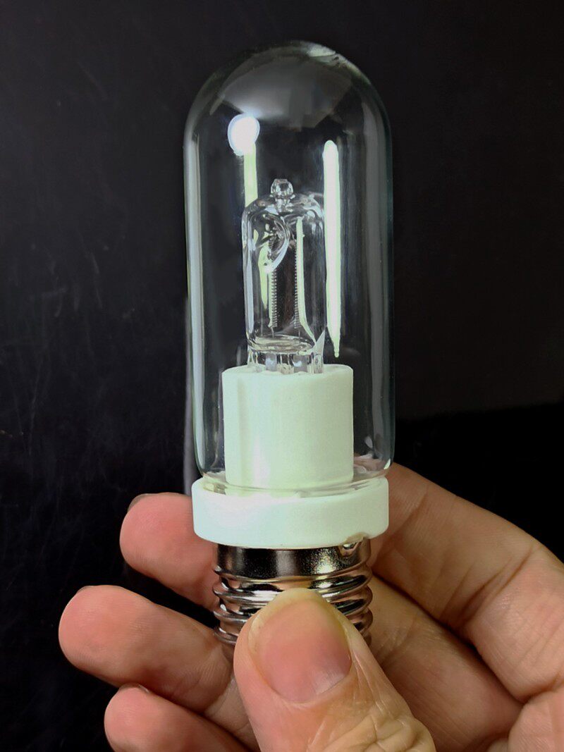 卤素耐高温防爆特亮保温柜灯泡 E27直管 150W卤钨灯HALOLUX CERAM