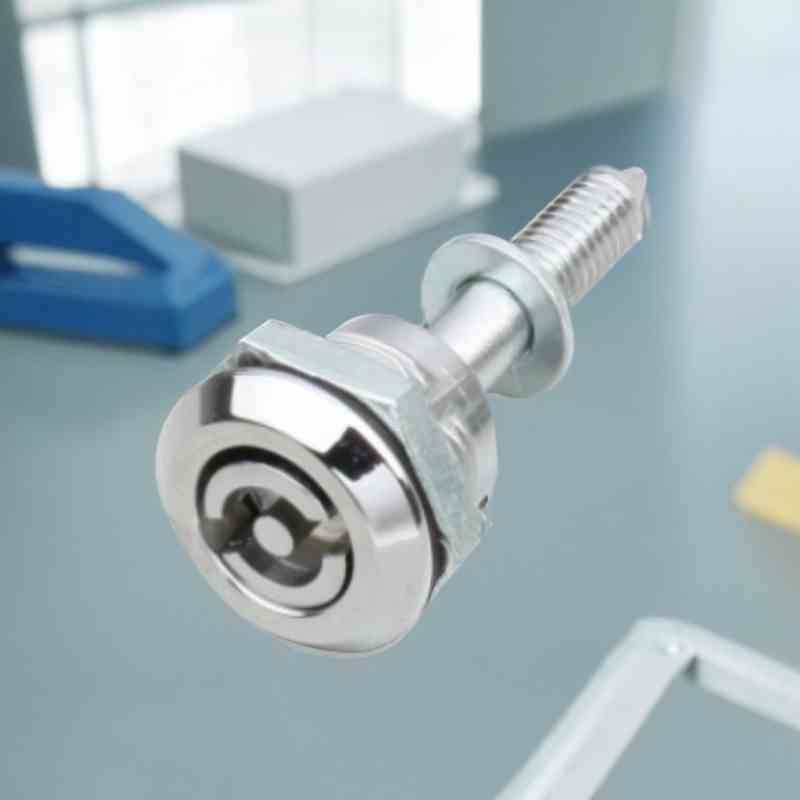 生久门锁MS704-1 一字三角锁芯 机械电柜门锁 高压柜机箱机柜门锁