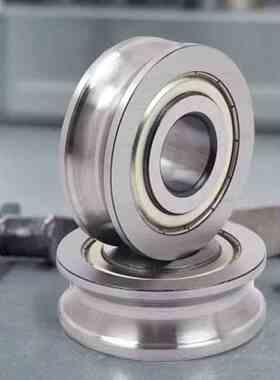 微型轴承V623 V624ZZ U623ZZ U624ZZ U604ZZ U槽 V槽 过线滑轮