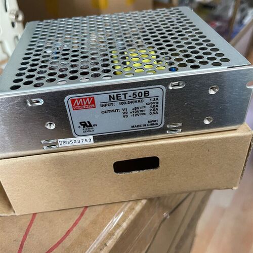 全新正品台湾明纬NET-50B三组输出电源5V4A 12V2A -12V0.5A