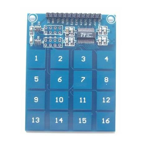 TTP229 16路 电容式 触摸开关 数字触摸传感器 模块