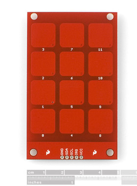 122 MPR121模块 电容式 触摸 传感器 按键 感应按键 键盘