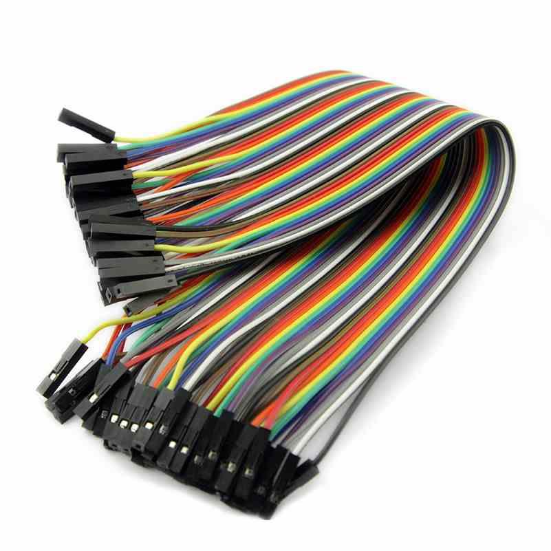 40P杜邦线 长21CM 12股铜丝 彩色排线 母对母头2.0mm转2.0mm/2.54