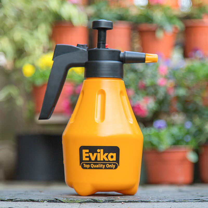 EVIKA花卉植物浇花喷壶气压式高压喷水壶84杀菌消毒喷雾瓶家用
