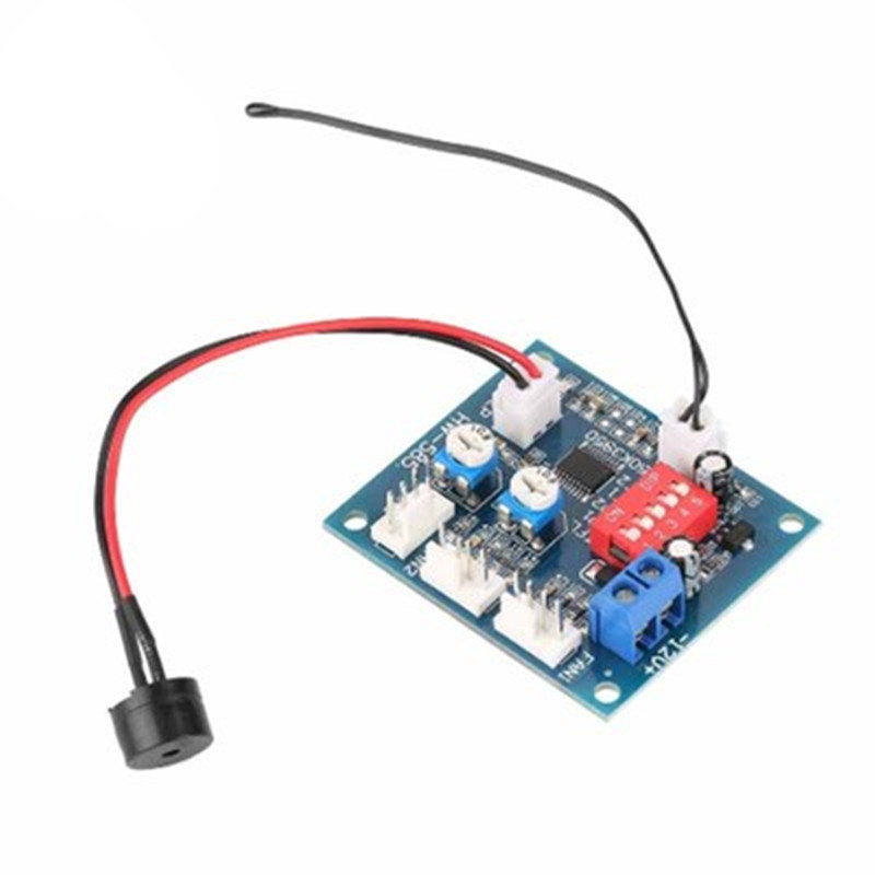 电脑散热四线PWM风扇温控器自动温控调速1路温控2路手动