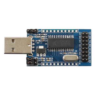 CH341A USB 转 UART IIC SPI TTL ISP EPP/MEM 并口转换器