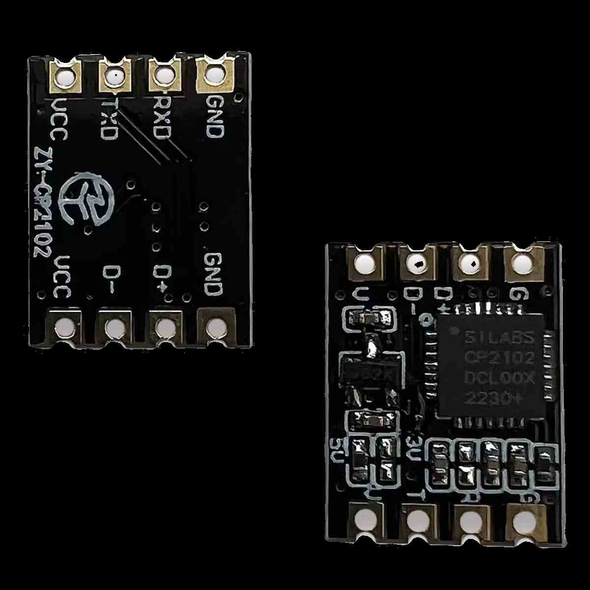 ZY CP2102模块 USB转TTL串口UART模块 刷机下载焊线贴片式沉金板