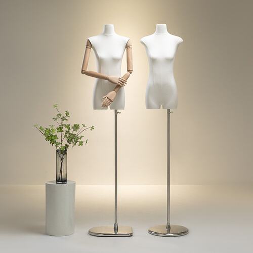 扁身模特服装店专用半身假人偶全身道具女装店橱窗模特展示架女装