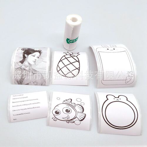 C9热敏打印机套装喵喵机错题打印机mini printer C9相片打印机