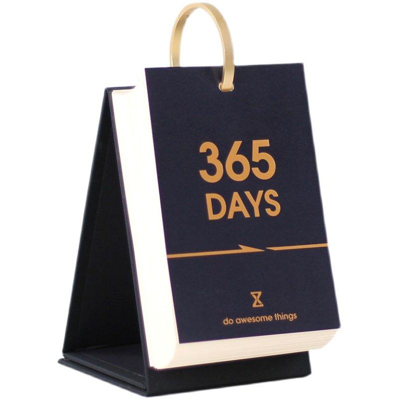 2025年台式简约日历记事台历本布面手账空白365天计画本桌面摆件,文具电教/文化用品/商务用品,台历,淘宝优惠券,粉丝福利购,淘宝优惠卷