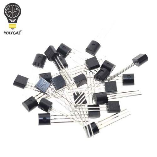 【100个】2N2222/2N2222A三极管 直插TO-92 0.8A/40V NPN晶体管