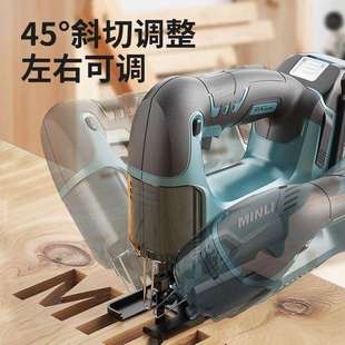 锂电曲线锯家用电锯多功能手持木板线锯小型切割机木工工具