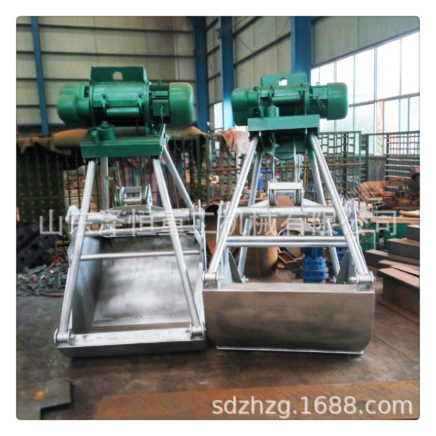 销售 酿酒0.5立方白钢小抓斗1立方0.3立方抓酒糟不锈钢抓斗