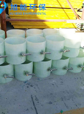 玻璃钢对夹式风阀蝶阀厂家不锈钢手柄DN400圆形绿色FRP玻璃钢风阀