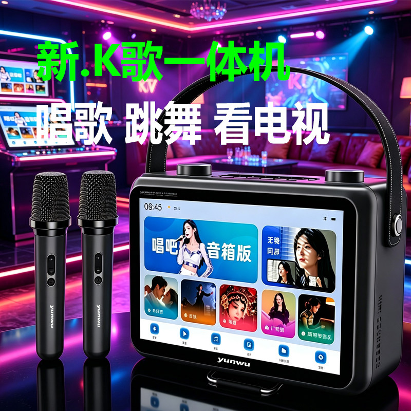 山水新款家庭ktv无线话筒音响