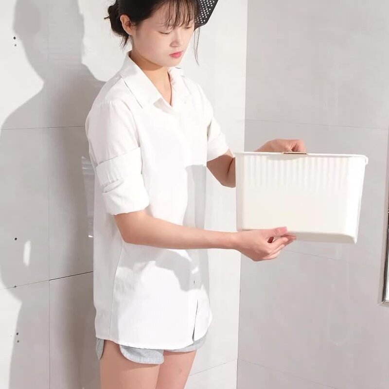 免打孔防水防尘日韩风浴室悬挂式内衣收纳盒置物架