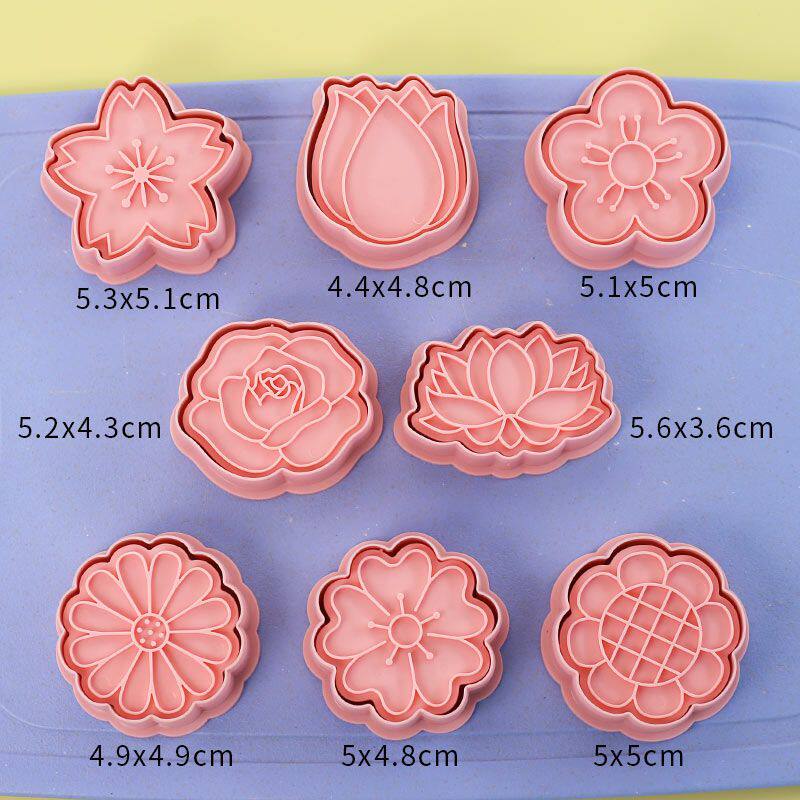 菊花小雏菊花朵模具卡通包子馒头翻糖蛋糕烘焙饼干装饰工具