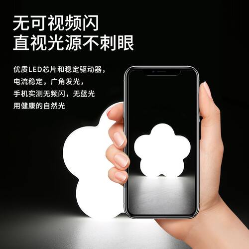 led灯泡节能灯E27大螺口梅花灯家用客厅照明超亮走廊过道飞碟球泡