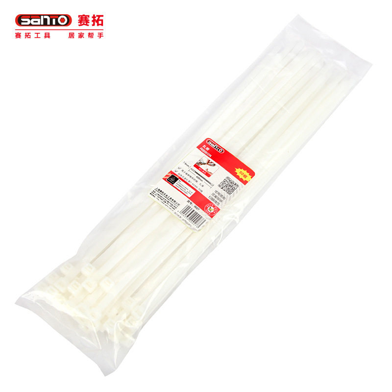 赛拓 尼龙扎带 7.6*400mm 50根/装 白色 0027