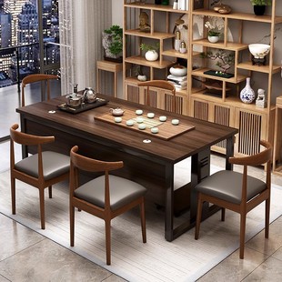 茶桌椅组合一桌五椅简易洽谈桌泡茶台家用办公室会议桌子阳台茶桌